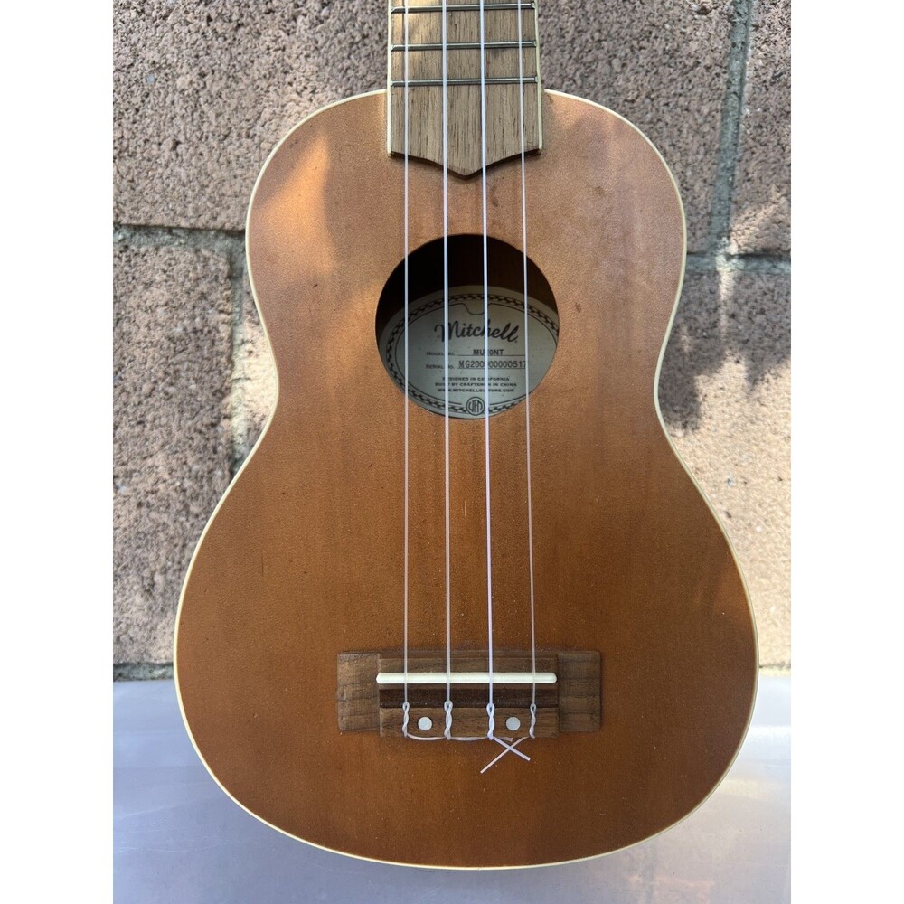 Mitchell MU40NT Soprano Ukulele String Instrument Natural Finish Musical - Picture 3 of 9
